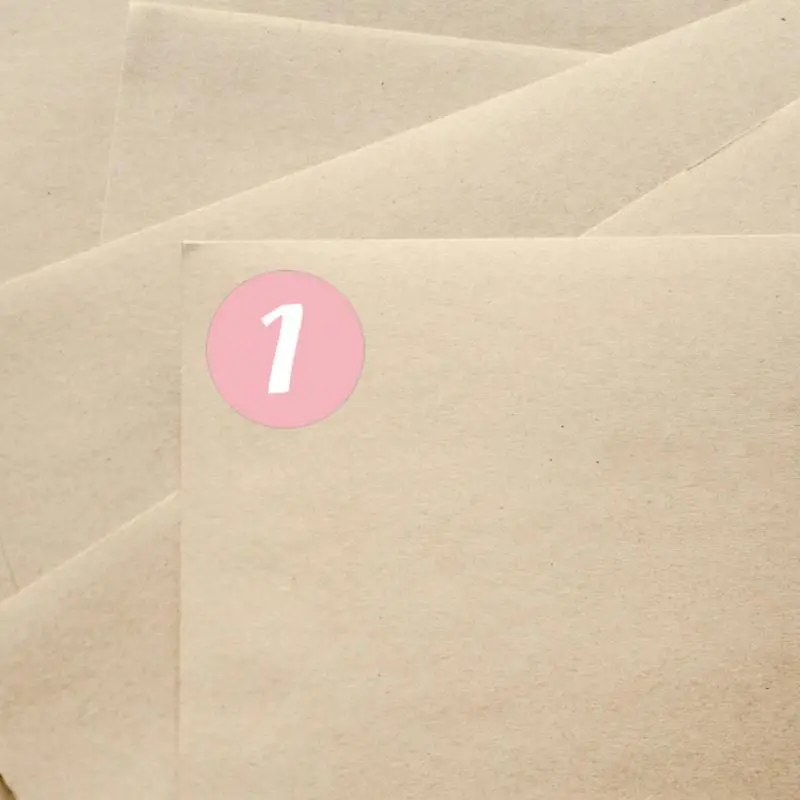 Color Multi-use Cute Love Pentagram Shape Scratch Card Sticker Postcard Wedding Gift Self-adhesive Coating Sticker