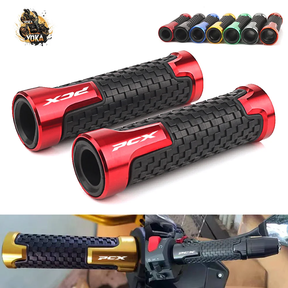 

For Honda Pcx125 Pcx150 Pcx160 Pcx 125 150 160 Anti Skid Hanrdle Bar Handlebar Grips Hand Grip Accessories 2023 New 7/8" 22MM