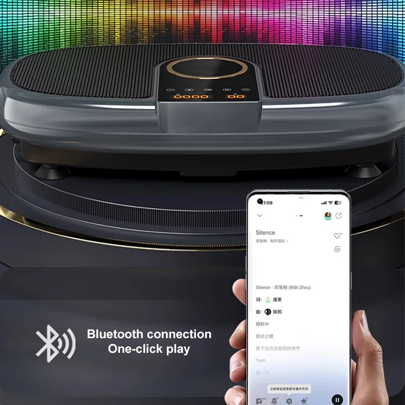 Factory-Priced Home Body Slimmer Exercise Fitness Equipment Easy Installation Power Vibration Plate Massage Product