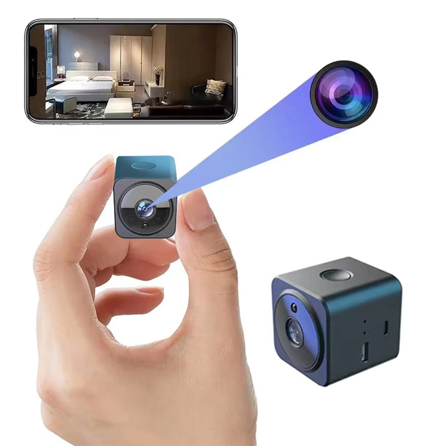 Wifi Camera, Surveillance Camera, Voice 1080p Definition Mini