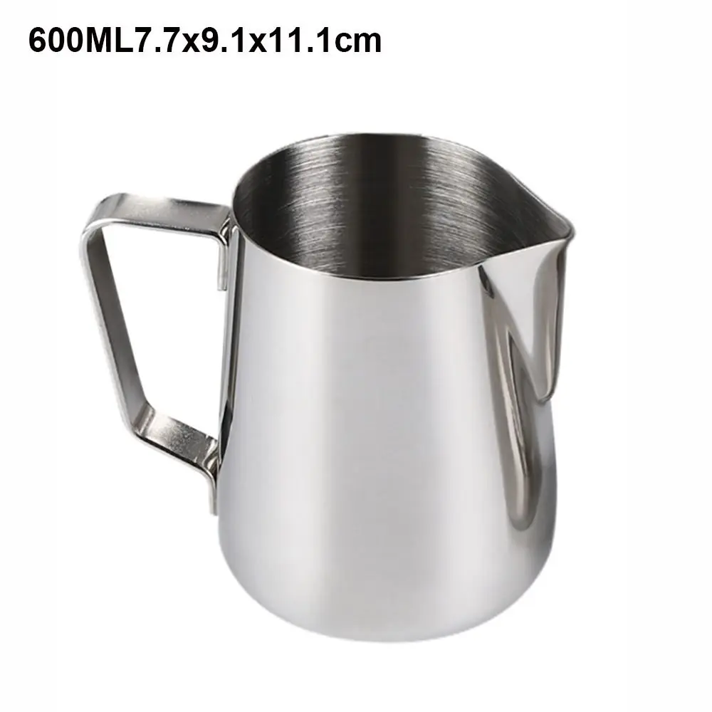 Milk Frothing Pitcher Stainless Steel Coffee Pitcher Espresso Steaming Coffee Barista Latte Frother Cup Cream Froth