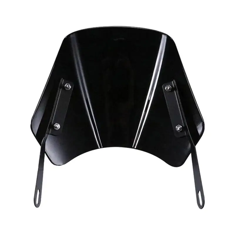 

Universal PC polycarbonate Motorcycle Windscreen Windshield multi color Wind Deflector Covers motorbike modification accessories