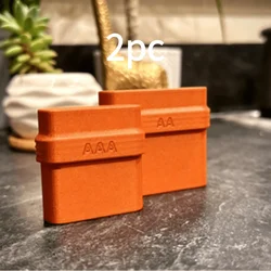 Portable and Compact Battery Storage Box for AA/AAA Batteries - Ideal for Home and Office Use (2pcs)