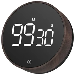 Magnetic LED Display Kitchen Timer (5260 Wooden)