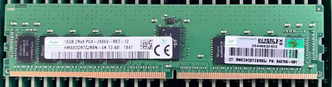 

Для 835955-B21 PN: 840756-091 868846-001 16G 2RX8 PC4-2666V 16GB