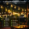 Solar String Lights Outdoor G40 Patio Lights with LED Shatterproof Bulbs,Weatherproof Hanging Lights for Backyard Bistro 2