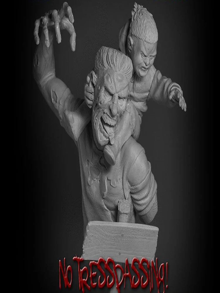 Unmontierte 1/10 antike Kriegermann-Büste, Miniaturmodellbausätze aus Kunstharz, unbemalt