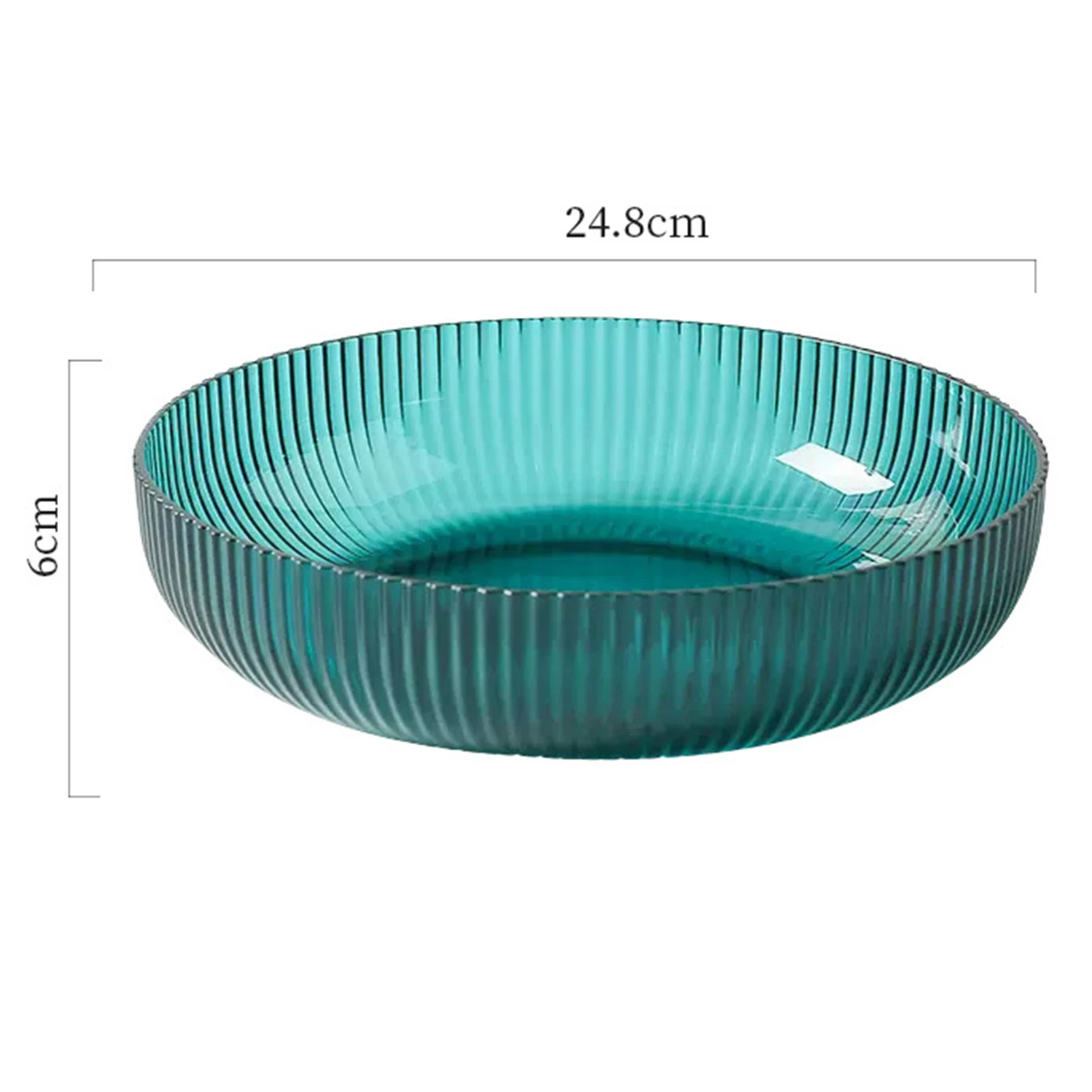 Salad Bowl Practical Snack Serving Plate Large Capacity Food Storage Tray Vegetable Fruit Plate Easy to Clean Fruit