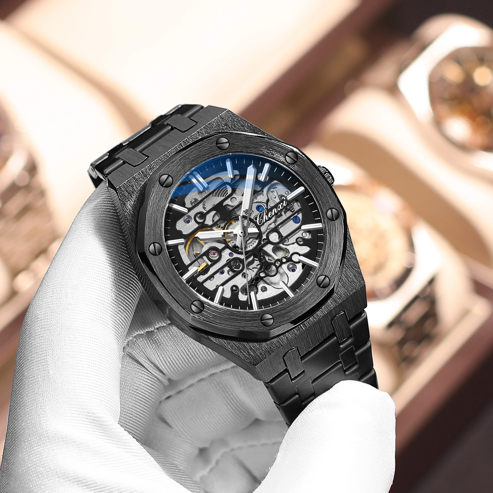 CHENXI 8848 Original New Automatic Men Top Brand Stainless Steel