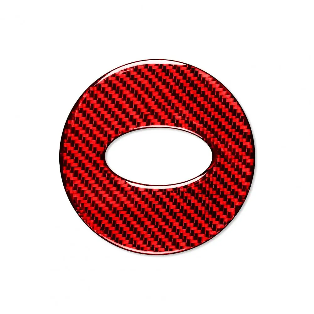 

Durable Stylish Steering Wheel Center Decorative Cover Trim Sticker Wear-resistant Steering Wheel Center Decal Anti-scratch