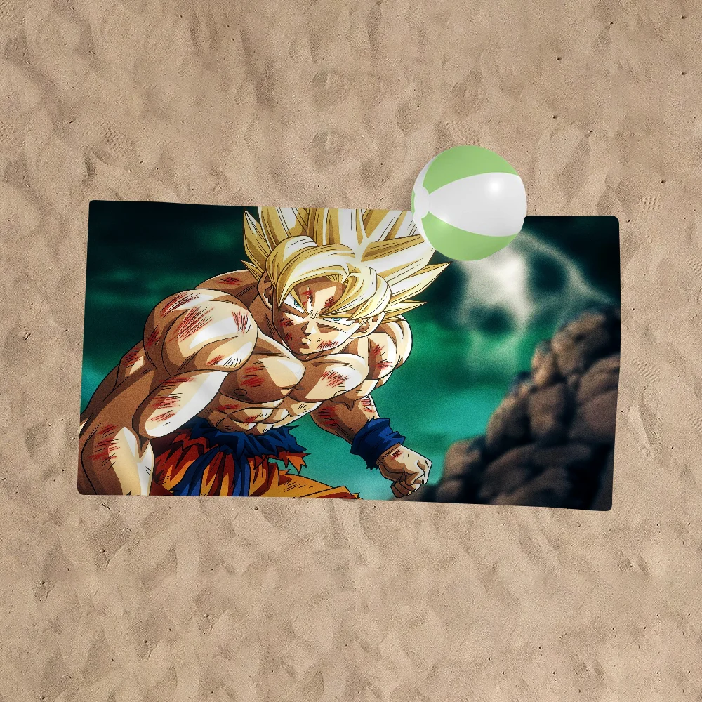 Youth Manga D-Dragon B-Ball Cartoon Beach Towel Cute Kawaii Room Decor Bath Girls Children Hand Towels For Bathroom Shower 6