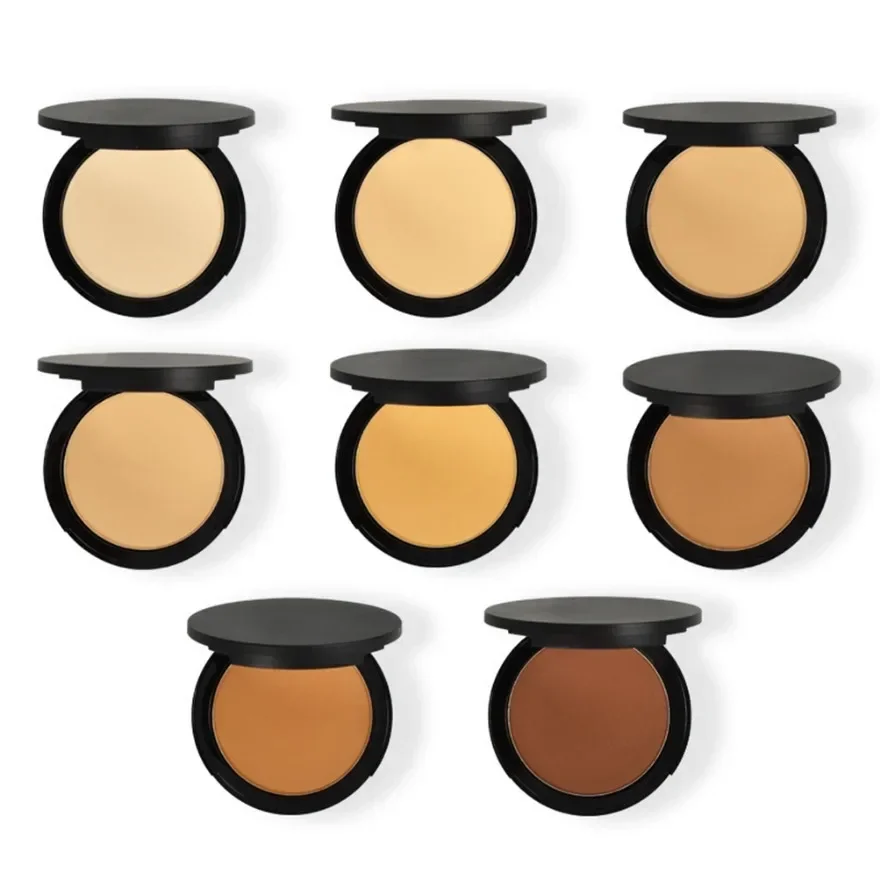 Pigment Pressed Powder Private Label Cosmetics Brighten Contour Powder Palette Face Makeup Concealer Custom Logo 3