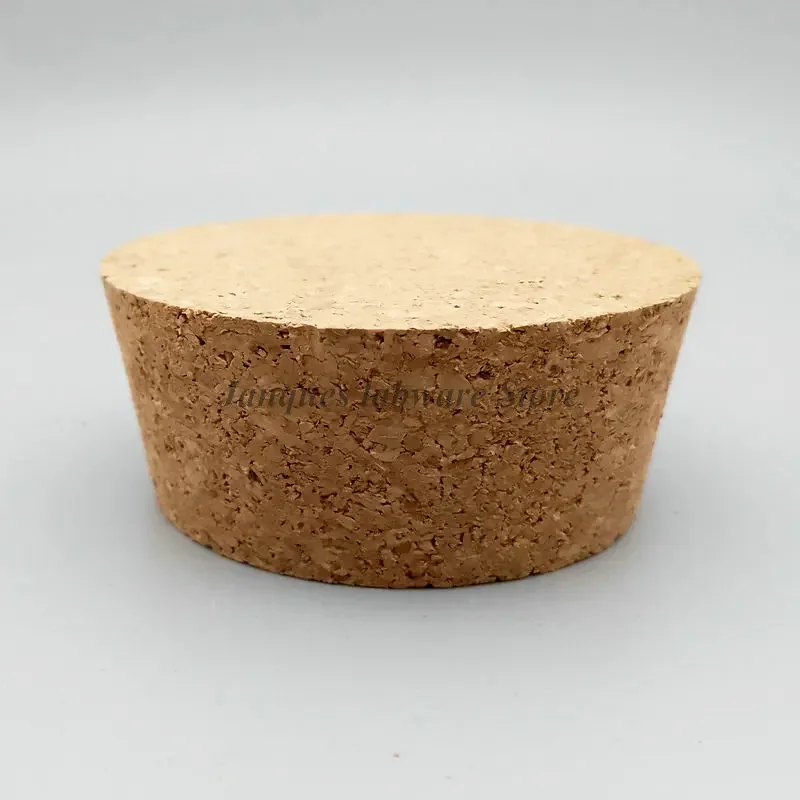 Lab big size Top diameter 51mm to 105mm Wood Cork cap Thermos bottle stopper Essential Oil Pudding Glass Bottle Lid lab bottle stopper 2pcs/lot