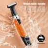 Kemei KM-1910 Waterproof Electric Shaver Eyebrow Trimmer USB Rechargeable Razor Men's Beard Trimmer Shaving Machine 6