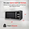 Magic Chef 1100 Watts Stainless Steel Digital Programmable Countertop Microwave, 1.6 Cubic Feet 3