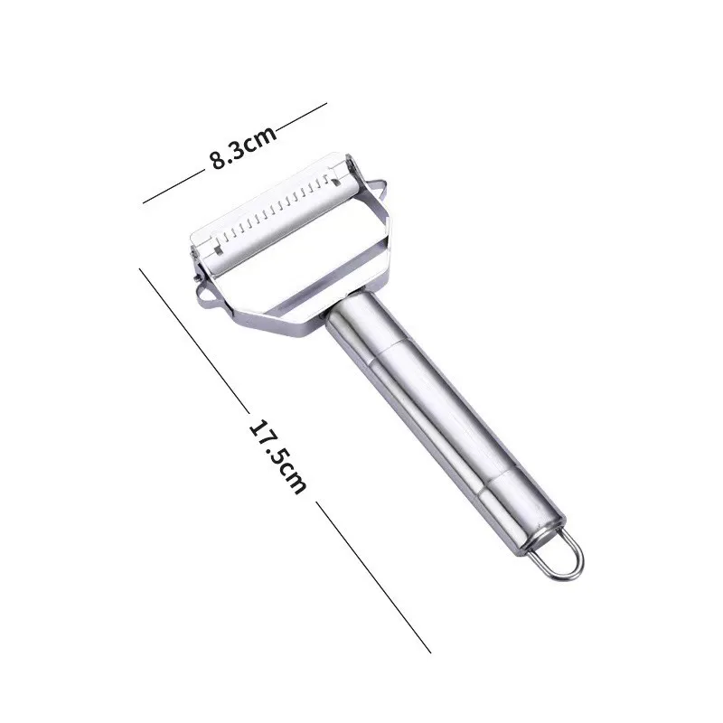 3-in-1 Kartoffelschäler Set – 2 Stück Mit Rotierenden Klingen Für Gemüse & Julienne-Schneiden