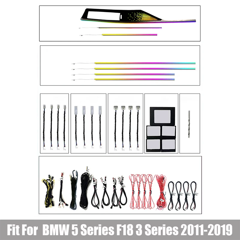 

Mold Edition LED Ambient Light Fit for BMW 5 Series F18 2011-2017 3 Series 2013-2019 Dashbaord Lighting Interior Atmosphere Lamp