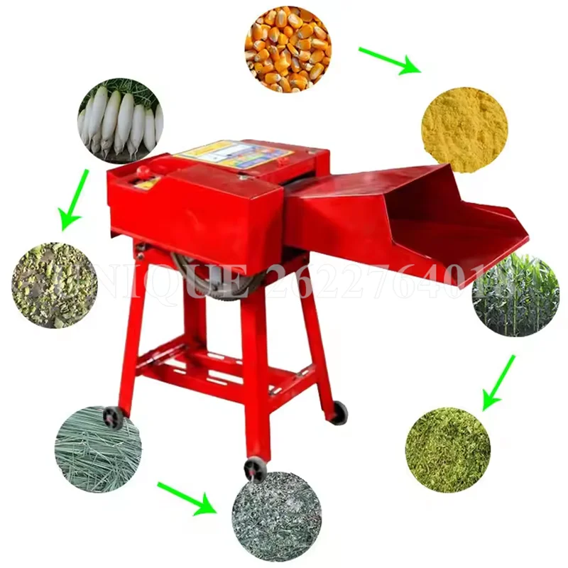 High Output Chaff Cutter Cow Feed Grass Cutting Machine Corn Wheat
