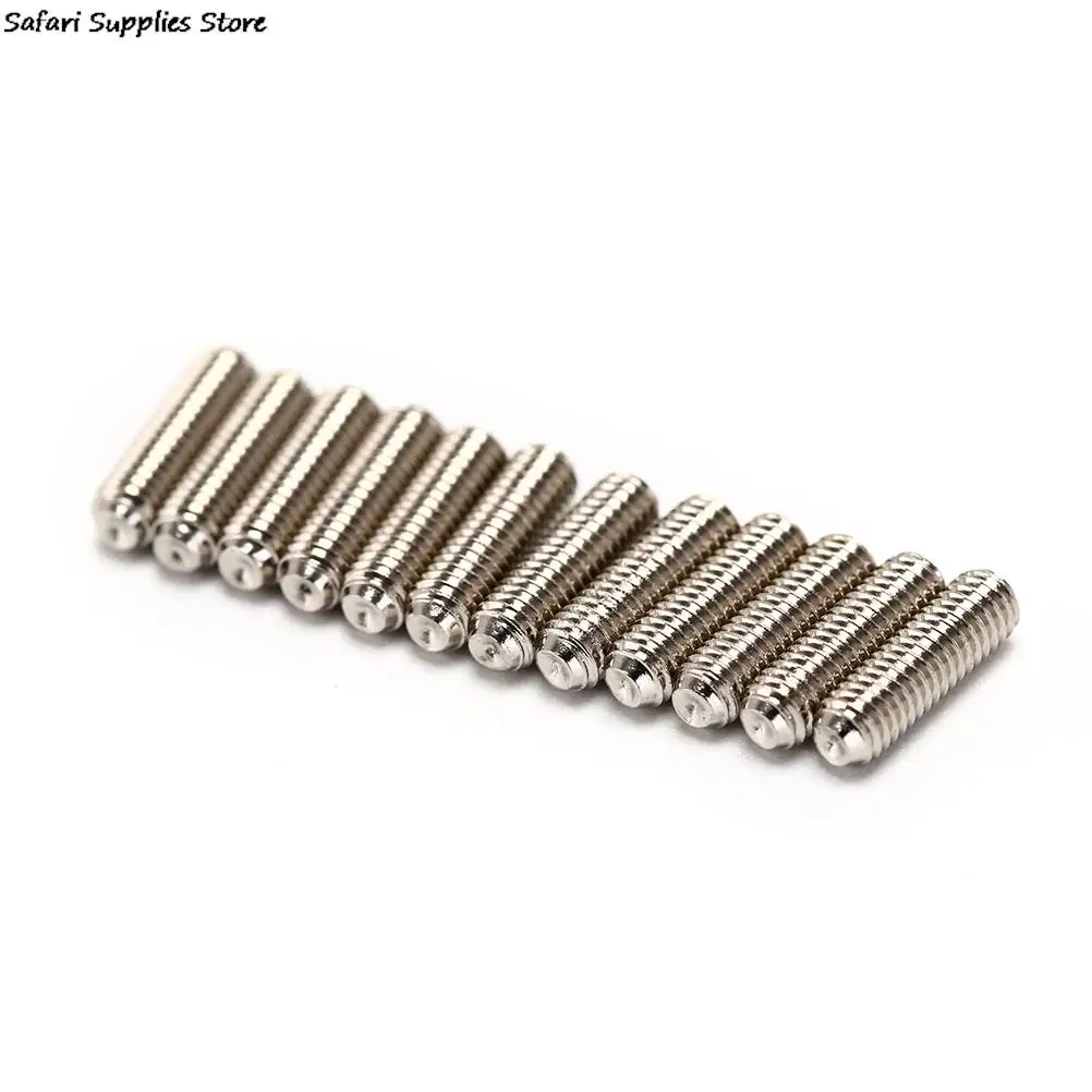 12PCS/PACK Electric Bass Guitar Bridge Saddles Hexagon Screws tremolo electric guitar bass Tremolo Bridge Hex Screws