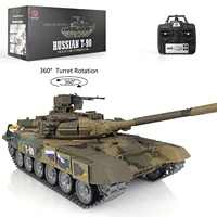 HENG LONG 1/16 Scale RC Tank Model 7.0 Russia T90 3938 360° Turret Metal Tracks RC Toys Customized Gift TH17853 1