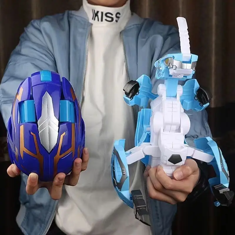 

Трансформер динозавр тираннозавр рекс подарок на день рождения для мальчика яйцо дракона 16 см