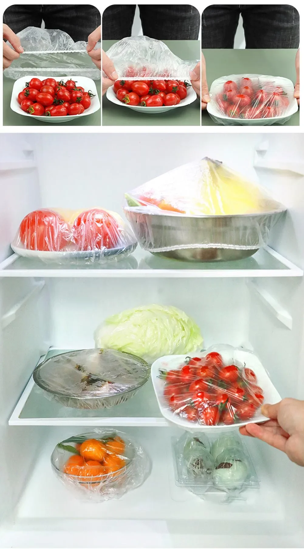 100/800PCS Disposable Food Cover Plastic Wrap Elastic Food Lids For Fruit Bowls Cups Caps Storage Kitchen Fresh Keeping Saver 5 küchexyz.de S588acbb441274ba986532b2cf285ee14p küchexyz.de Best Price | Fast Delivery |Quality Product 100/800PCS Disposable Food Cover Plastic Wrap Elastic Food Lids For Fruit Bowls Cups Caps Storage Kitchen Fresh Keeping Saver