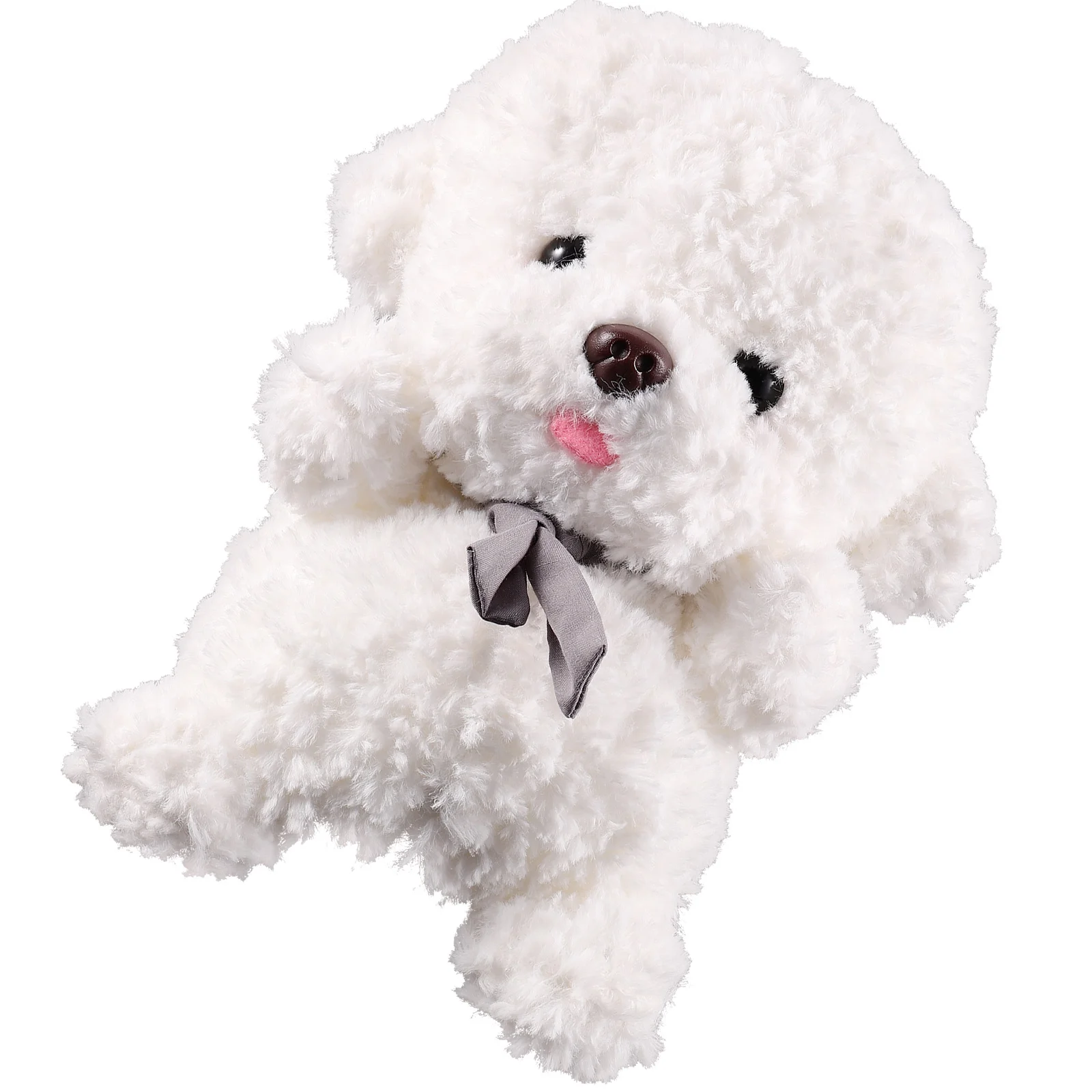 

Маленькие игрушки для щенков Bichon Frize Dog, плюшевый домашний декор, очаровательное Мягкое Животное