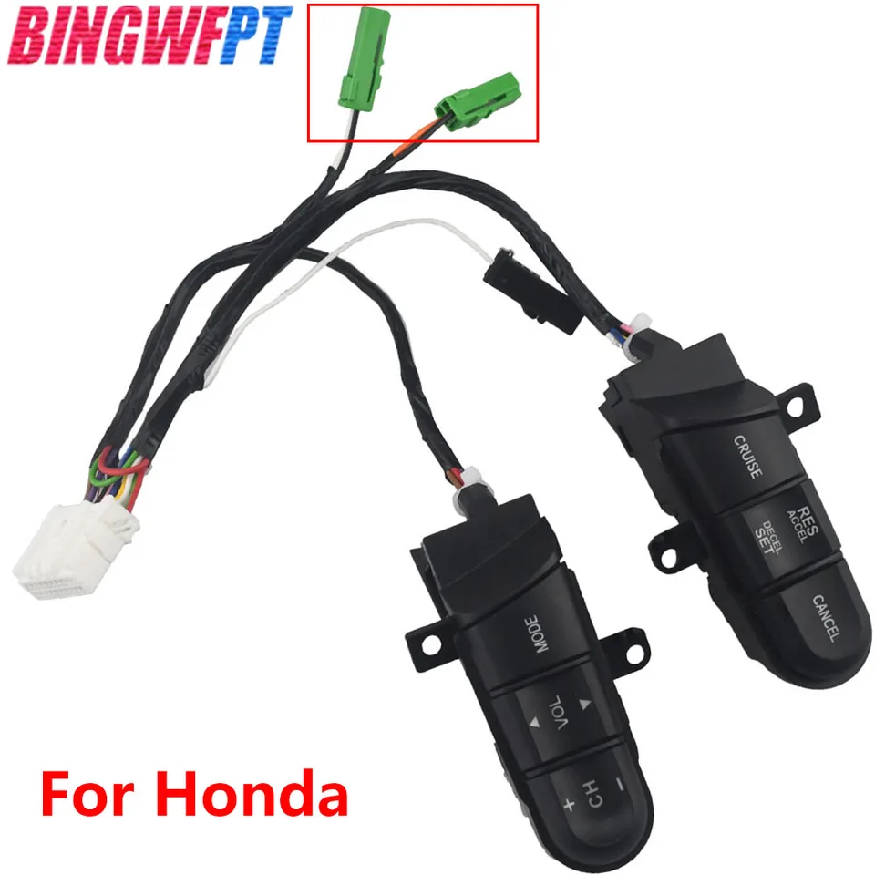 Steering Wheel Audio & Cruise Control Switch For Honda Civic 2006-2008 - Direct Replacement Button - View #11