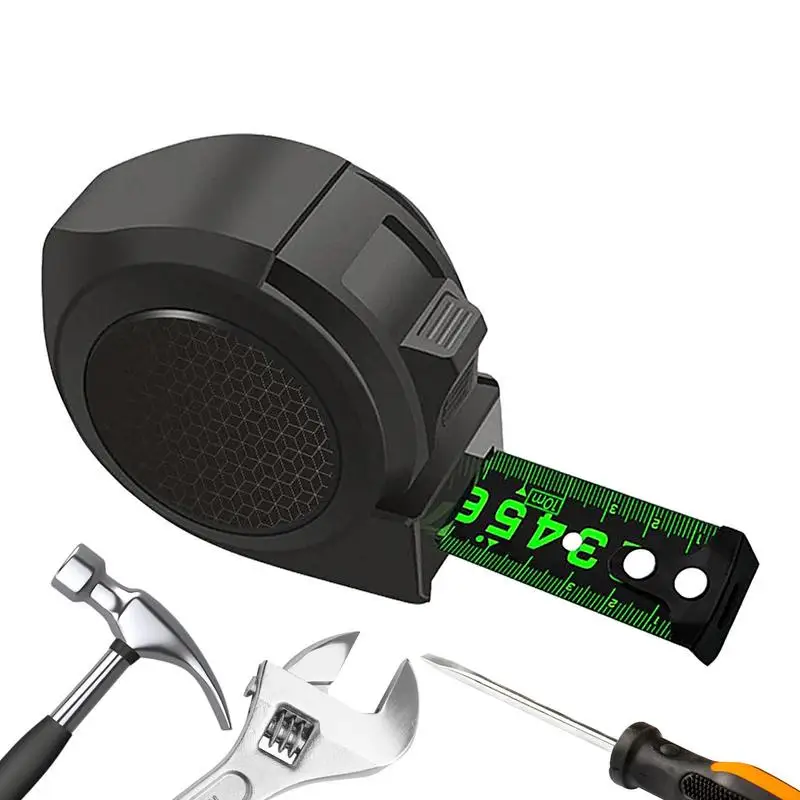 

Self Locking Steel Tape Measure Black Fluorescent Tape 5M High Precision Thickened Wear-resistant Fall Resistant Measuring