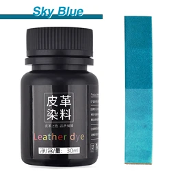 30ml Leather Coloring Pigment Dye for Repair and Refurbishing in 16 Vibrant Colors (30ml)