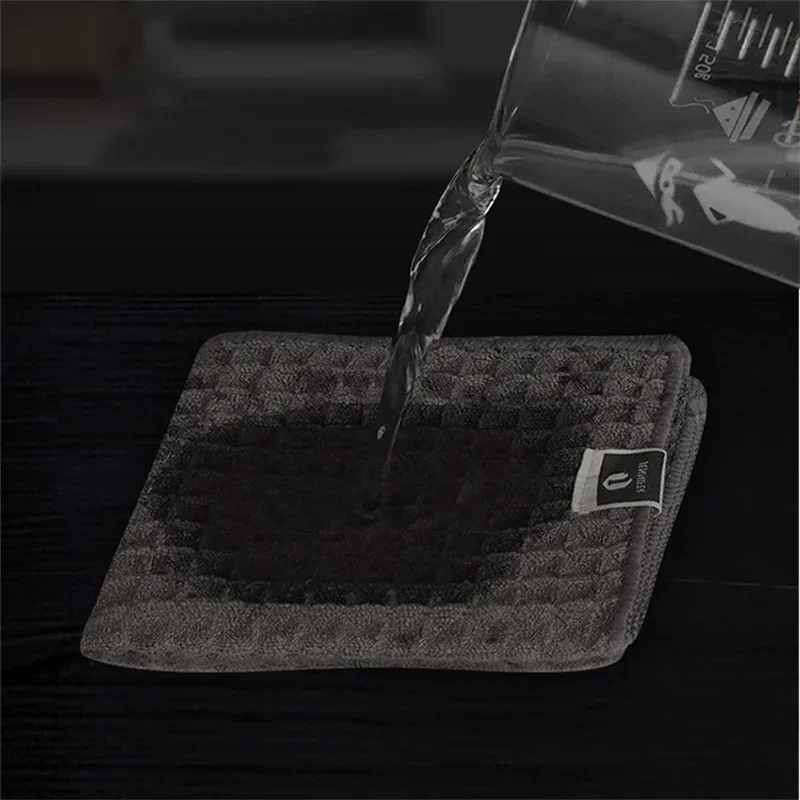 Barista Cleaning Cloth Towel For Coffee Bar Kitchen Home Super Absorbent Microfiber Cleaning Cloth Towels Coffee Machine Cleaner coffee towels coffee accessories