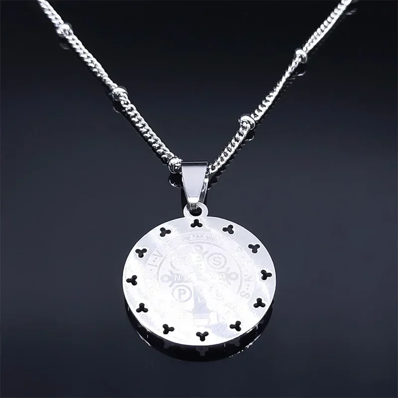 Saint Benedict Cross Necklace 4