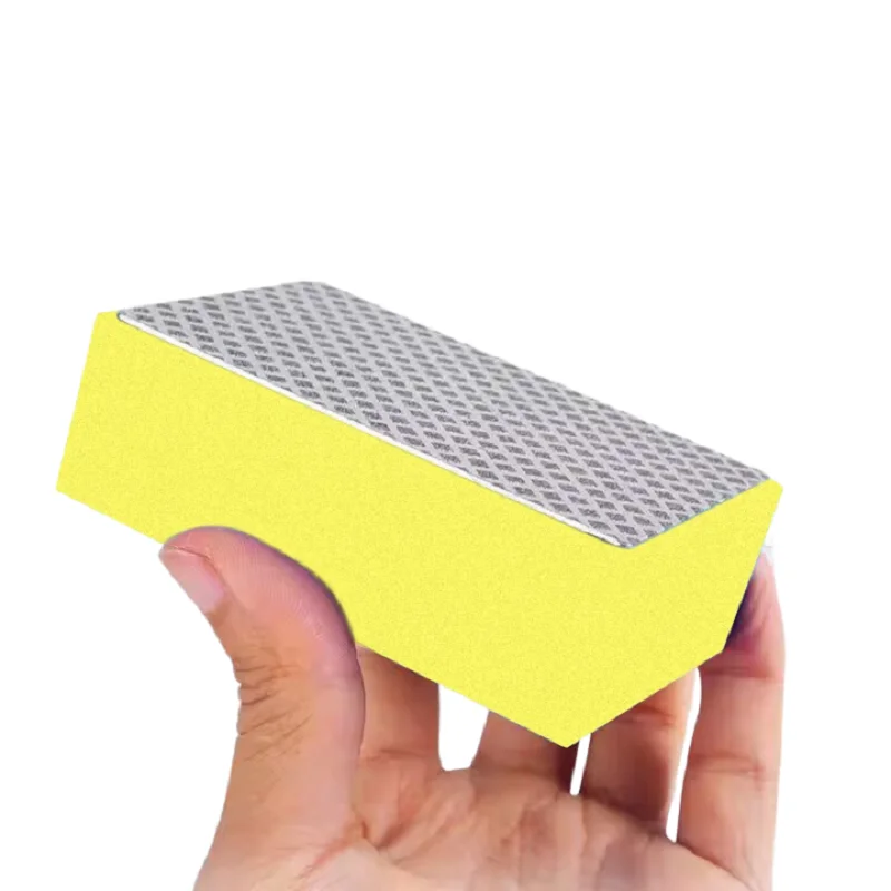 4 teile/satz Diamant Hand Polieren Pads Fliesen Glas Schleif Schleifen Block Pad Stein Marmor Keramik 60/100/200/400 Körnung – Detail 8