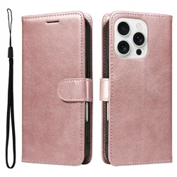 Premium Flip Phone Wallet Case with Protective Cover for Motorola Moto E14 (Rose Gold)
