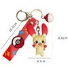 New Cartoon Pokémon Geng Ghost Pikachu Key Chain Female Cute Couple Meow Meow Car Bag Accessories Pokemon Kids Couple Gifts 4