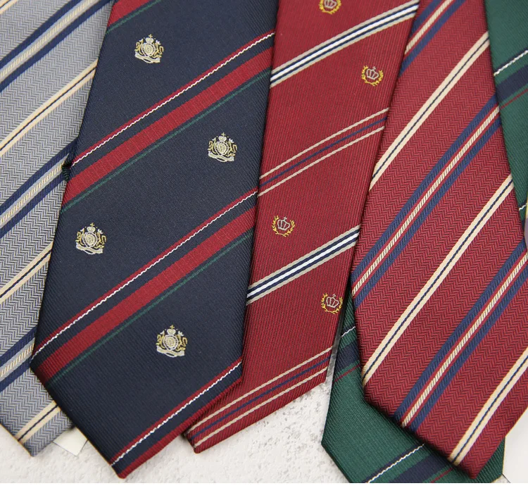 Reißverschluss-Krawatte für Herren und Damen, Krawatte für Jungen und Mädchen, 7 cm, gestreift, Lazy Ties, schmale Krawatte für Mädchen, Gravatas, Gummi-Vorgebundene Krawatten – Detail 2