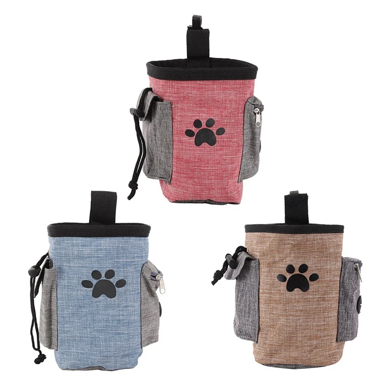 

Dog Treat Pouch Dog Training Pouch Bag with Waist Shoulder Strap Poop Bag Dispenser Treat Training Bag for Treats Pet Toys
