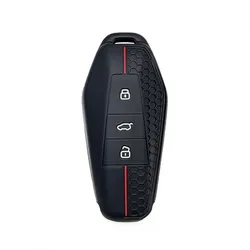 Silicone Key Case Cover Holder Chain - Premium Car Key Protective Sleeve (1Pc)