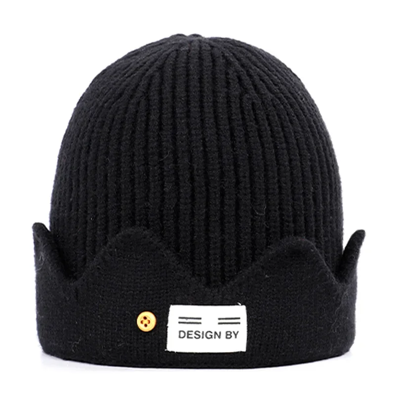 Jughead Jones Cosplay Winter Warm Beanie Hat Topic Exclusive Crown Knitted Cap hat Embroidered dome hat winter hat,cosplay hat,knitted beanie hat