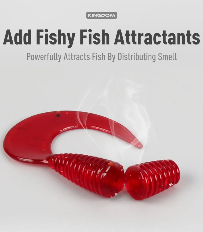 Kingdom Tanan-Tail Soft Bait 0,5 g 1,1 g 2 g 35 mm 45 mm 55 mm weiche Angelköder Pesca Karpfenangeln Bassköder Isca künstliches PVC – Detail 4
