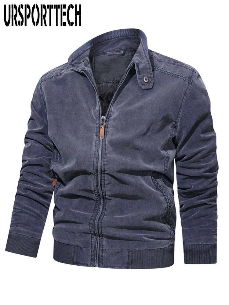 

Куртка мужская оверсайз, армейская ветровка в стиле милитари, повседневная верхняя одежда, парка, Осень-зима