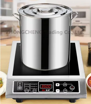 220v 3500W Induction Cooker High-power Stir-frying Button commercial electric cooker canteen induction cooker stoves 1