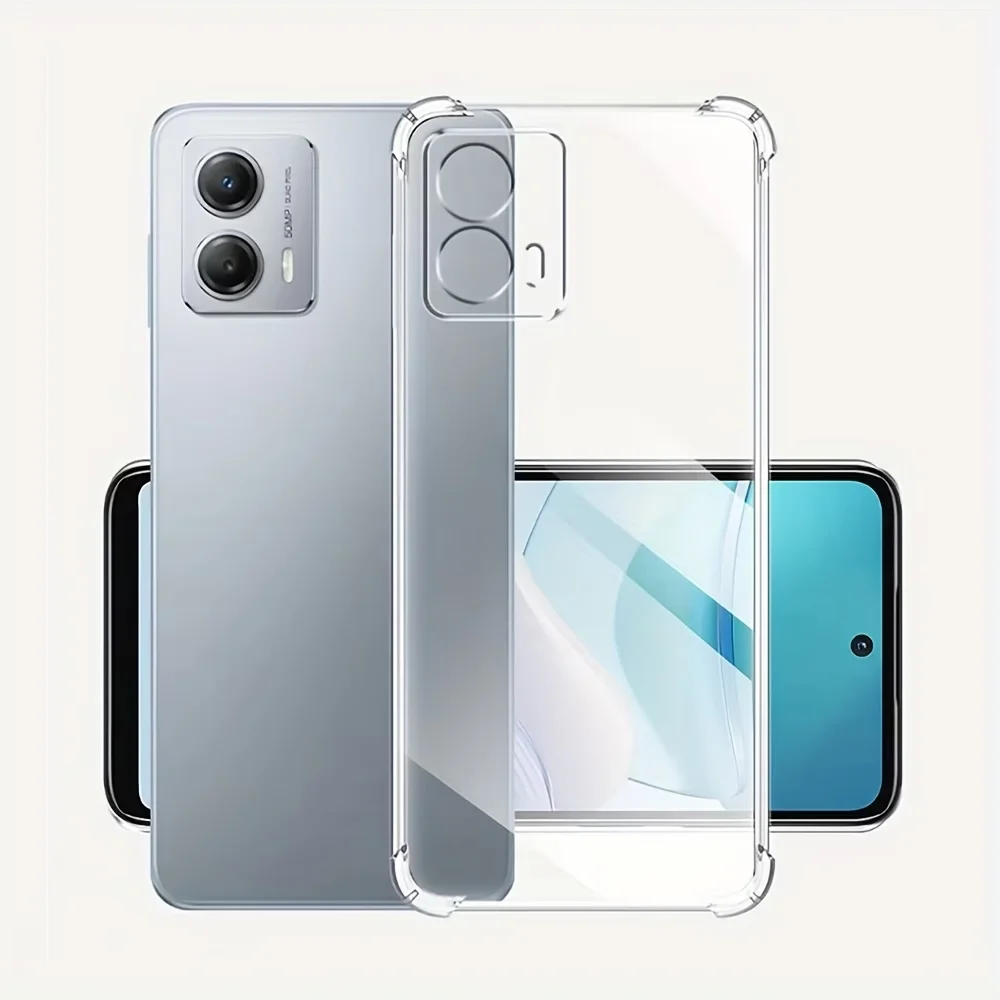 Durable Shockproof Silicone Phone Case with Clear Protective Cover
