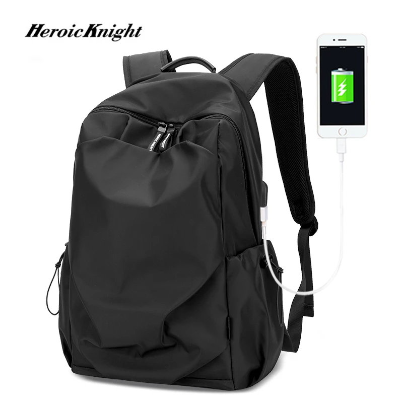 Heroic Knight Men Fashion Backpack 15.6inch Laptop Backpack Men