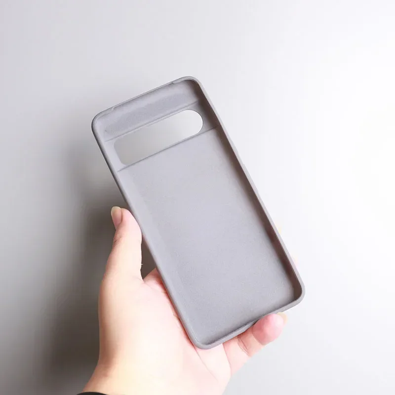 Matte Sandstone Silicone Soft Back Cover
