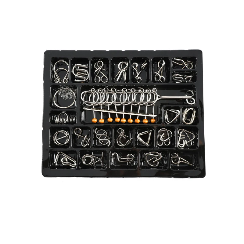 Challenging Metal Wire Brain Teaser Puzzle - Unlock and Interlock Game