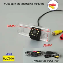 

4LED light Dynamic Trajectory Tracks Car Rear View Camera For Hyundai Santa Fe IX25 Azera Carens Creta Grand SantaFe IX45 XL HG