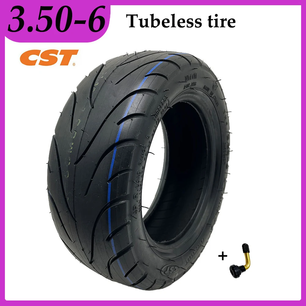 3.50-6 Tubeless Tire for Electric Scooter 10-inch CST Wear-resistant  High-quality Vacuum Tyre - AliExpress
