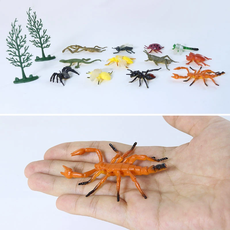Flying Toy 12pcs Insect Simulated Model
