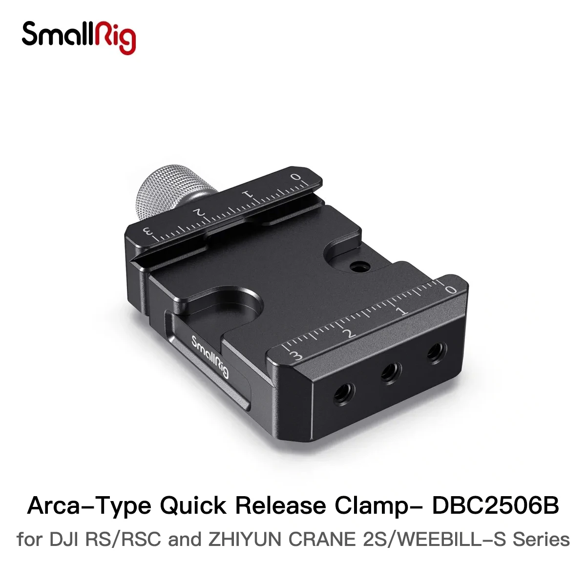 

Быстросъемный зажим SmallRig 2506 DSLR типа Arca для DJI Ronin S/Ronin SC для ZHIYUN CRANE 2S для стандартной головки Arca